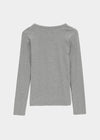 [MADE] Four-hand U-neck Long Sleeve Tee