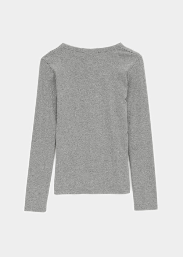 [MADE] Four-hand U-neck Long Sleeve Tee