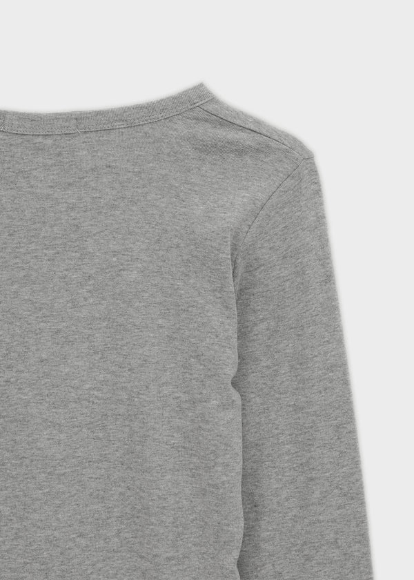 [MADE] Four-hand U-neck Long Sleeve Tee