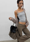 Transi V-neck Fur Cardigan