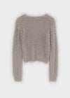 Transi V-neck Fur Cardigan