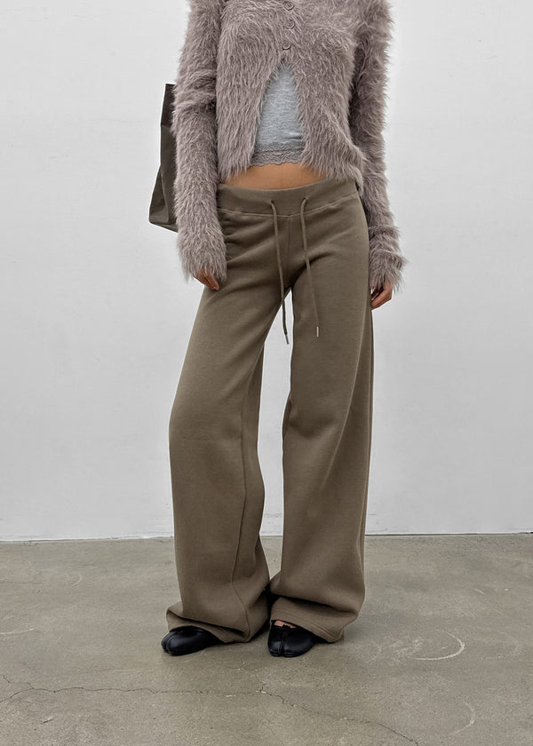 [MADE] Polnen Brushed Straight Back Pocket Elastic Pants