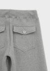 [MADE] Polnen Brushed Straight Back Pocket Elastic Pants