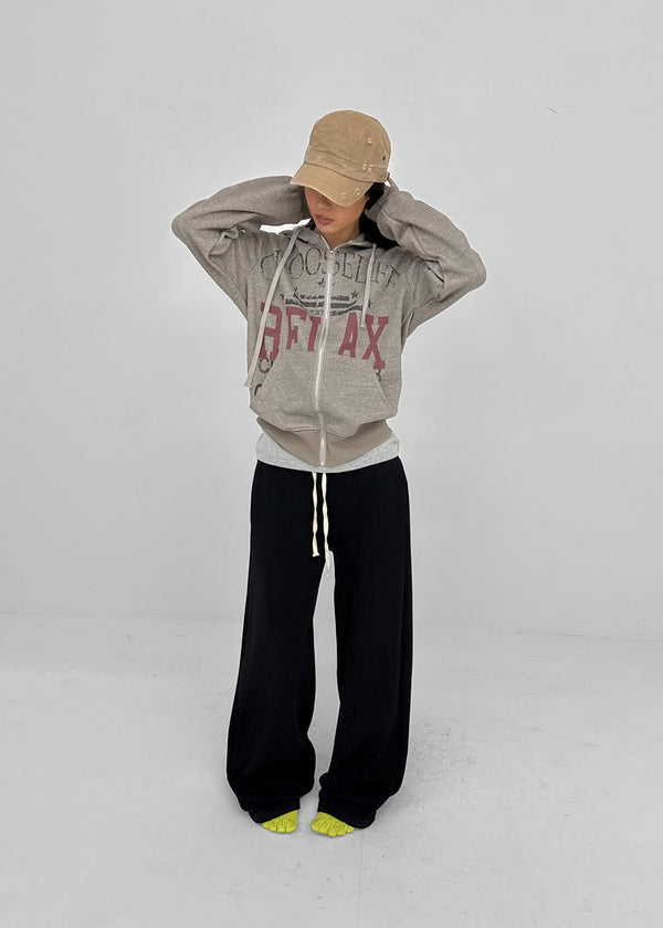 Rekhu Vintage Zip-up Hoodie
