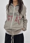 Rekhu Vintage Zip-up Hoodie