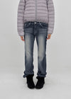 Sevenne Low-waisted Stretch Bootcut Denim Pants