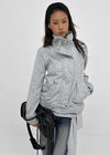 Lowtone high-neck zip-up