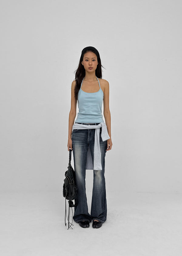 [MADE] Wearable Strap Halter Sleeveless (Built-in Cup)