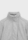 Lowtone high-neck zip-up
