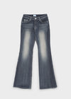 Sevenne Low-waisted Stretch Bootcut Denim Pants