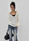 [MADE] Renov Wool Deep V-Neck Knit