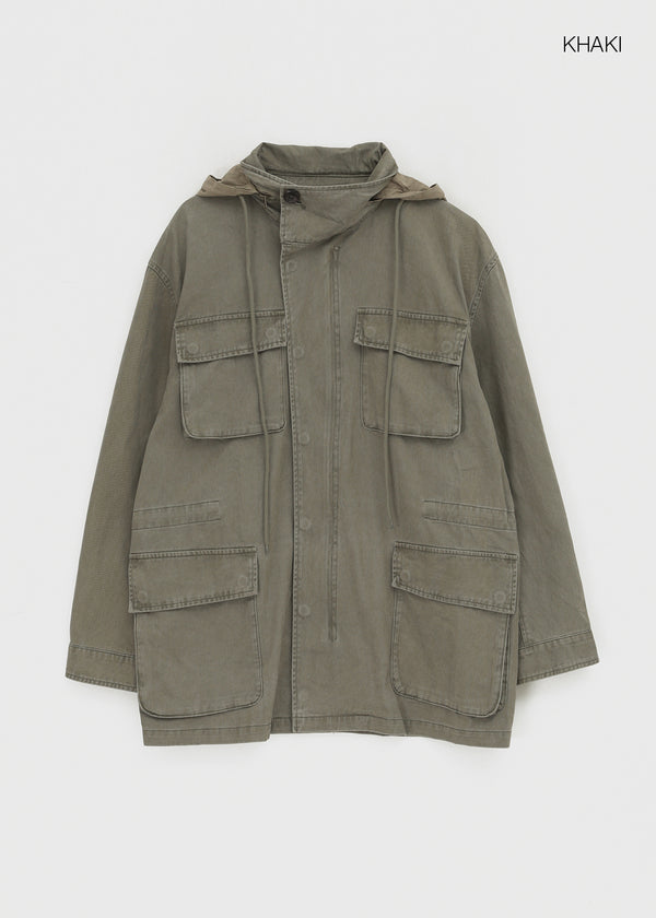 (UNISEX) Flynn Vintage Two-Way Field Jacket