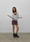 [MADE] Heaven Fleece-lined Elastic Waist Mini Skirt Pants