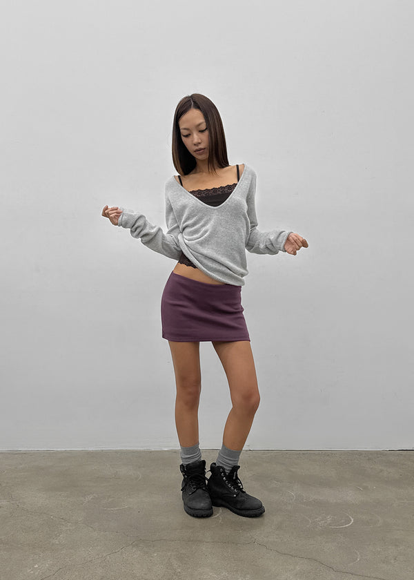 [MADE] Heaven Fleece-lined Elastic Waist Mini Skirt Pants