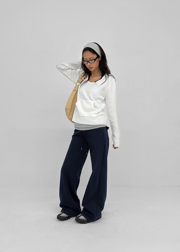 Wining knit hoodie