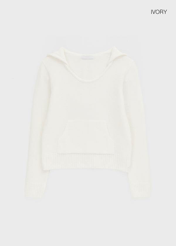 Wining knit hoodie