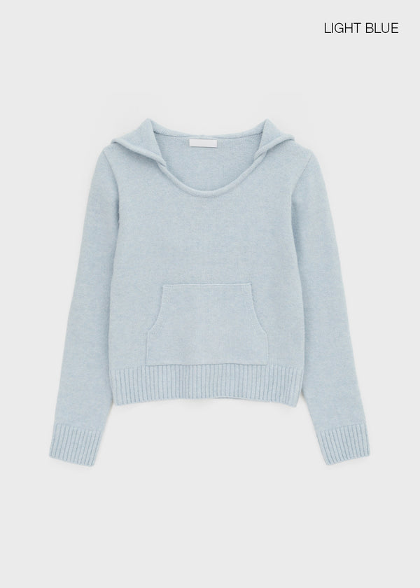 Wining knit hoodie