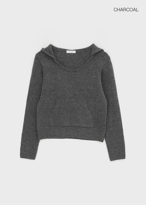 Wining knit hoodie