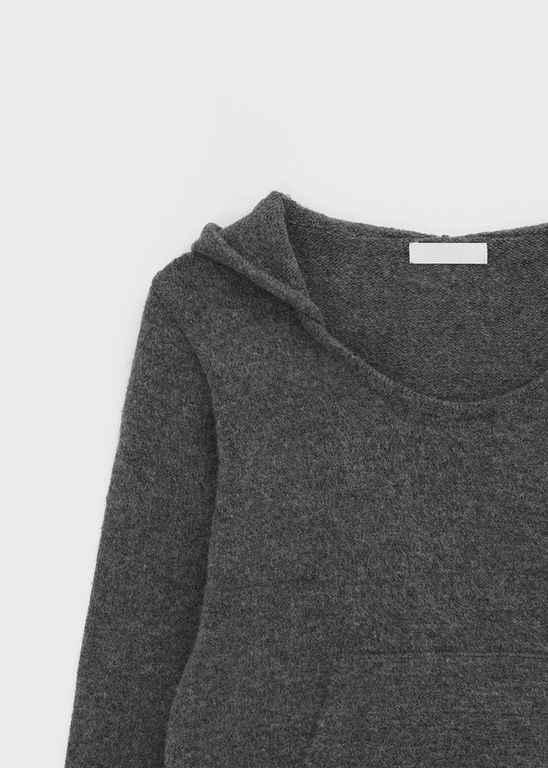 Wining knit hoodie