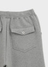 [MADE] Polnen Brushed Wide Back Pocket Elastic Pants