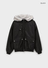[MADE] Romkun Reversible Hooded Fur Leather Jumper