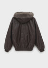 [MADE] Romkun Reversible Hooded Fur Leather Jumper