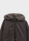 [MADE] Romkun Reversible Hooded Fur Leather Jumper