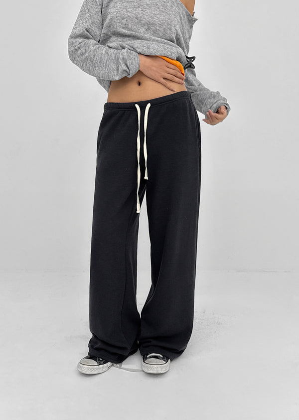 [MADE] Melio Mink Low Bootcut Elastic Waist Pants (2 SIZE)