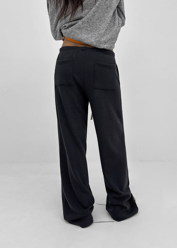[MADE] Melio Mink Low Bootcut Elastic Waist Pants (2 SIZE)