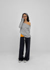 [MADE] Melio Mink Low Bootcut Elastic Waist Pants (2 SIZE)