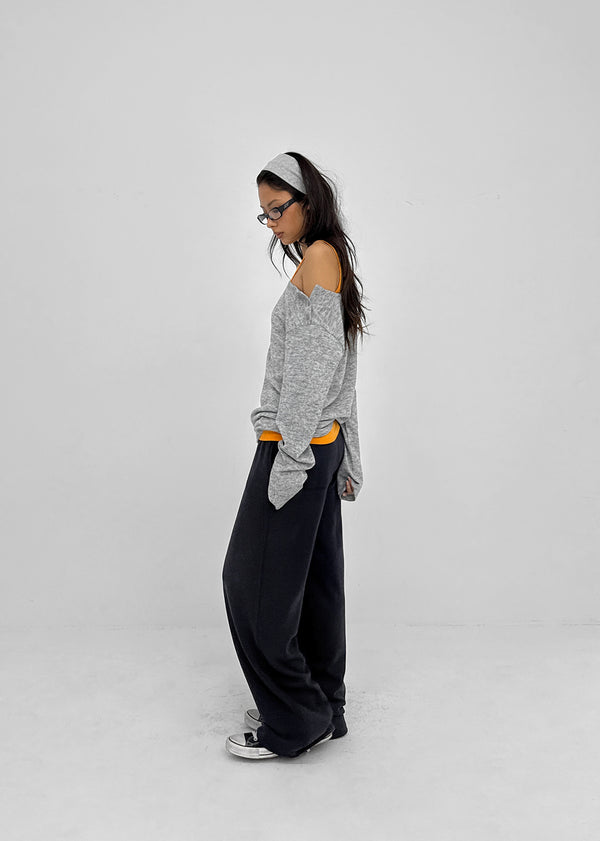 [MADE] Melio Mink Low Bootcut Elastic Waist Pants (2 SIZE)