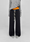 [MADE] Melio Mink Low Bootcut Elastic Waist Pants (2 SIZE)