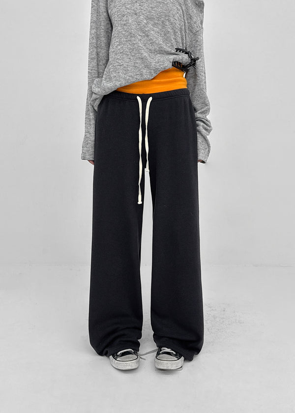 [MADE] Melio Mink Low Bootcut Elastic Waist Pants (2 SIZE)