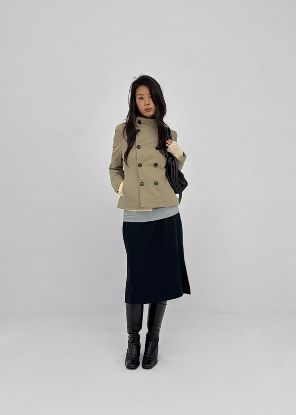 Tango High-Neck Double-Waisted Jacket