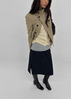Tango High-Neck Double-Waisted Jacket