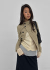 Tango High-Neck Double-Waisted Jacket