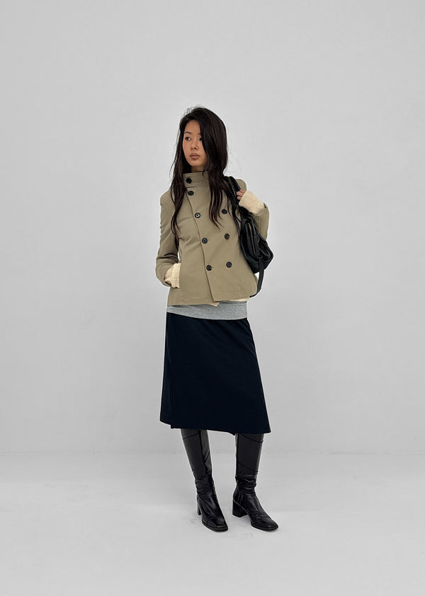 Torbet slit midi skirt