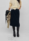 Torbet slit midi skirt