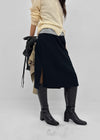Torbet slit midi skirt