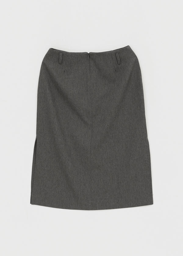 Torbet slit midi skirt