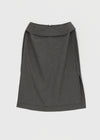 Torbet slit midi skirt