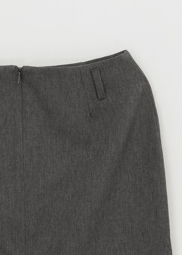 Torbet slit midi skirt