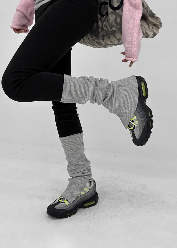 Nine Four Ribbed Slit Warmer Leggings