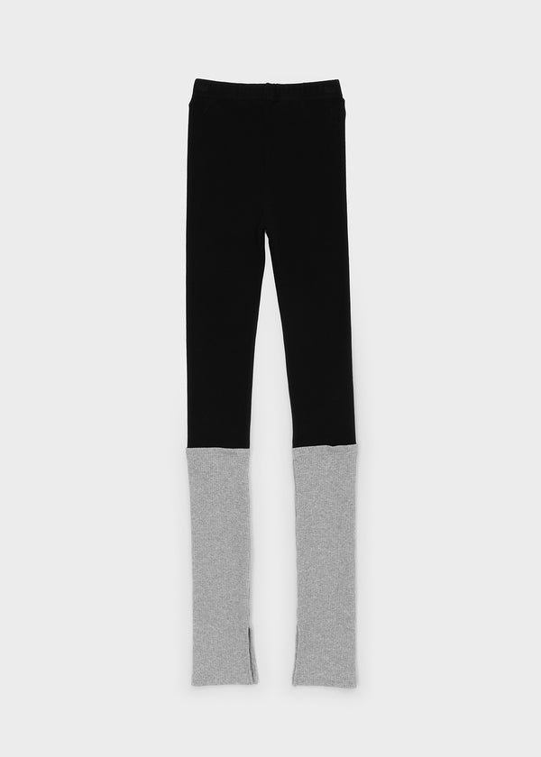 Nine Four Ribbed Slit Warmer Leggings