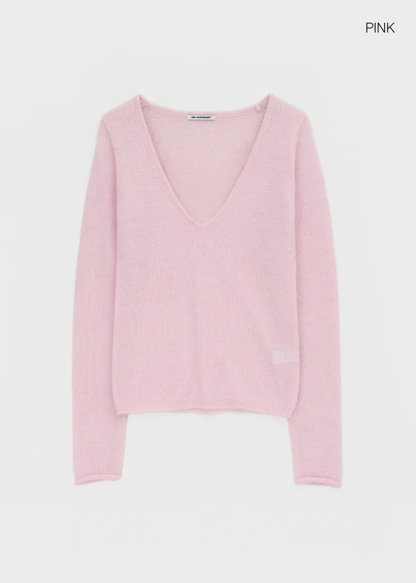 [MADE] Renov Wool Deep V-Neck Knit