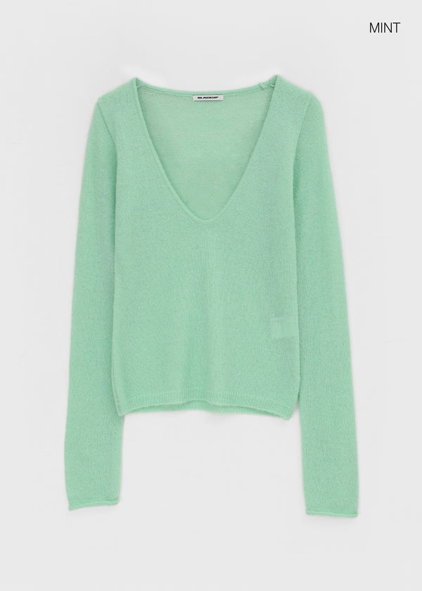 [MADE] Renov Wool Deep V-Neck Knit