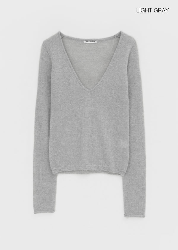 [MADE] Renov Wool Deep V-Neck Knit