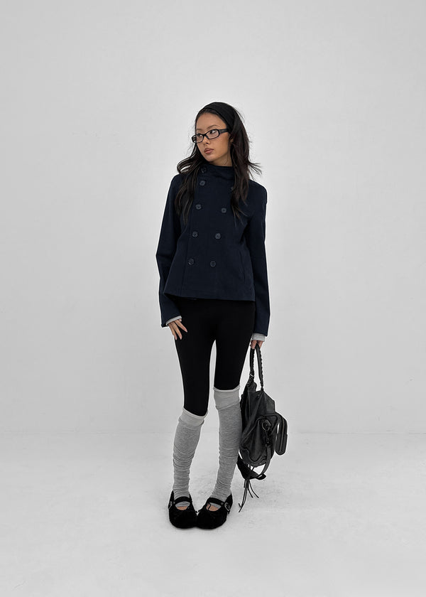 Tango High-Neck Double-Waisted Jacket