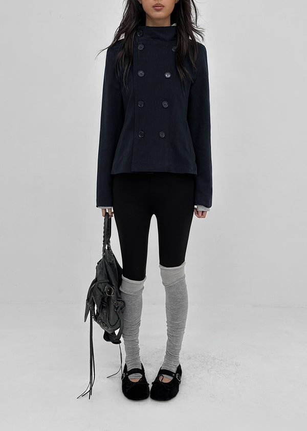 Tango High-Neck Double-Waisted Jacket