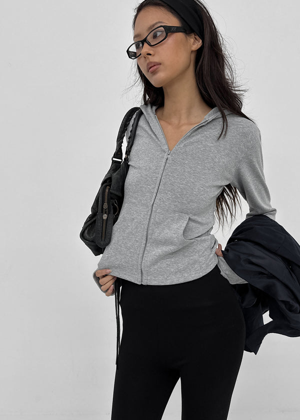 Jaban Warmer Slim Fit Zip-up Hoodie
